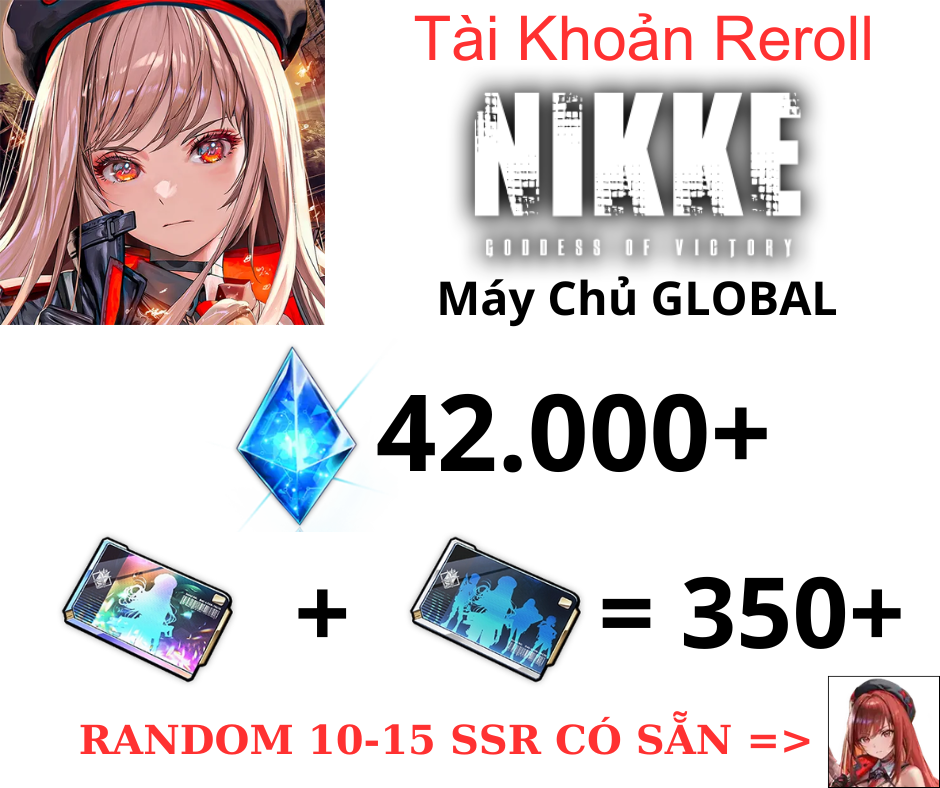 [GLB]Nikke: Goddess of Victory Reroll 42k Gem+ | Rapi : Red hood